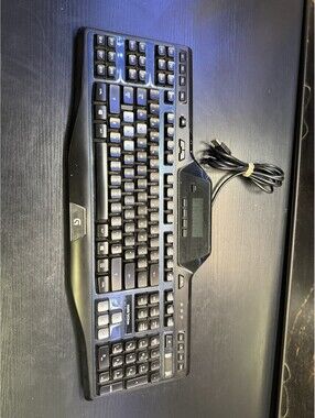 Logitech G510s Wired USB Gaming Keyboard LCD Macro Keys Wrist Rest Y-U0010